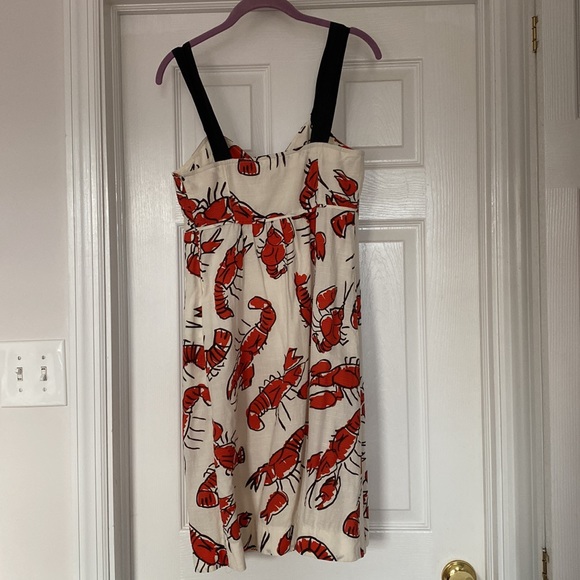 Anthropologie cotton lobster dress with pockets - Picture 4 of 10